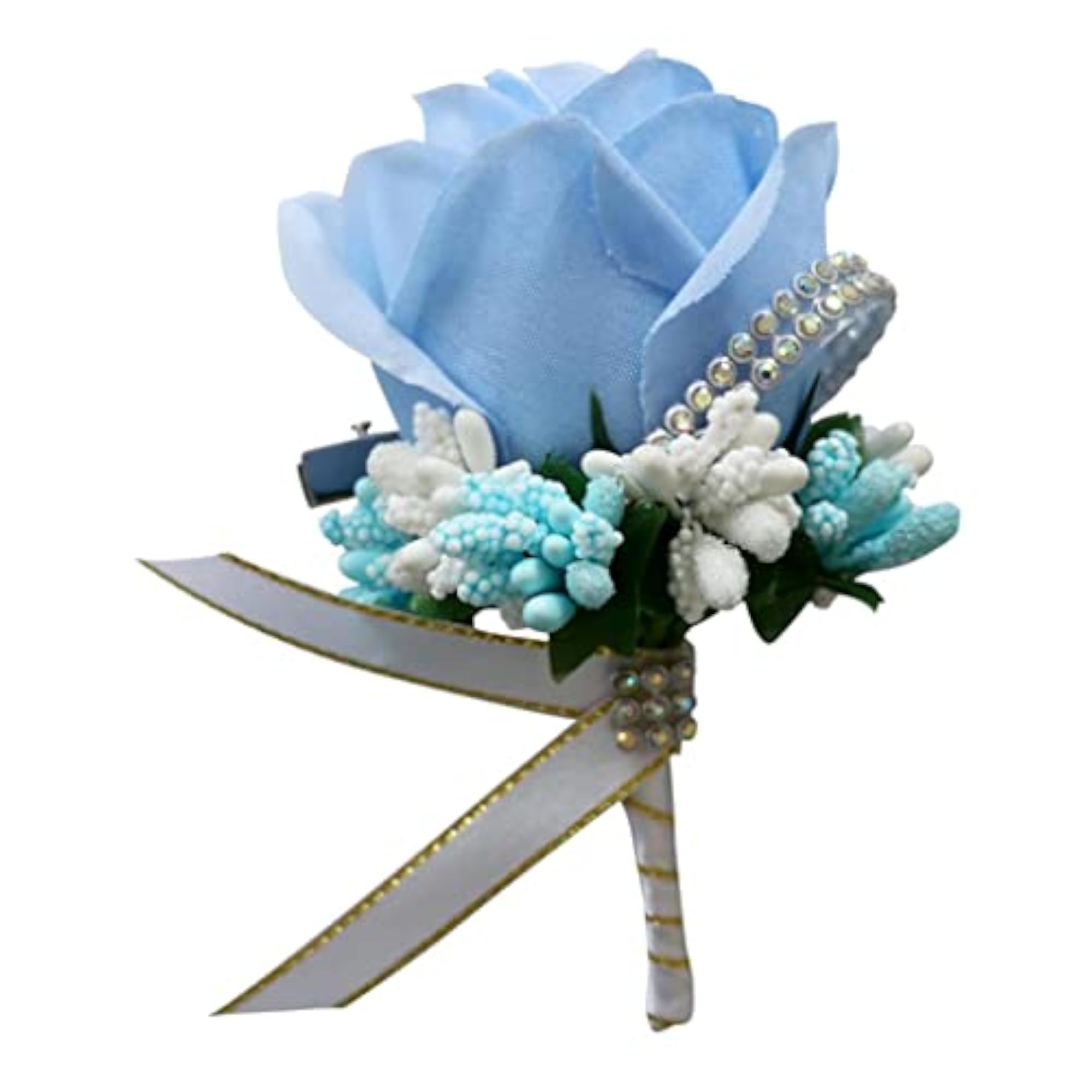 3x Stimulation Rose Flower Brooch Pin for Weddings